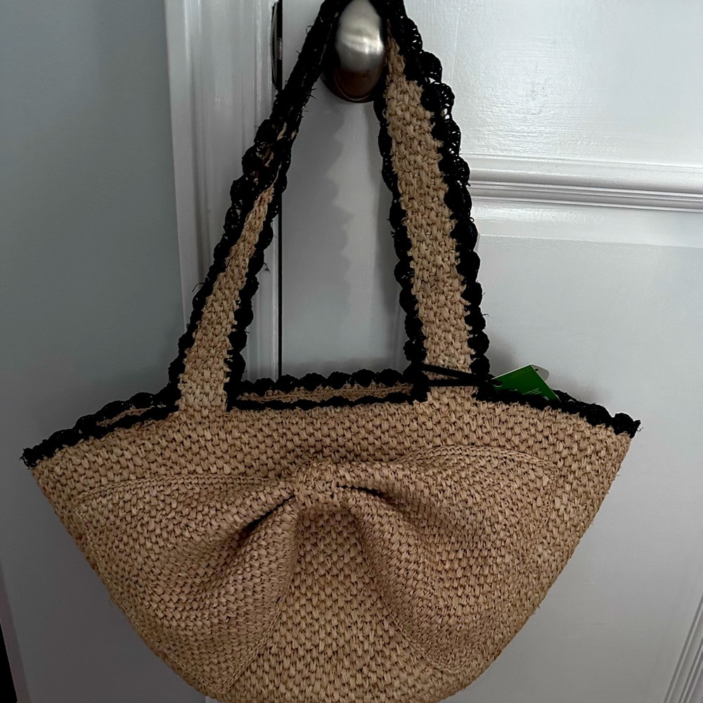 Kate Spade x Target Raffia Bow Tote Bag